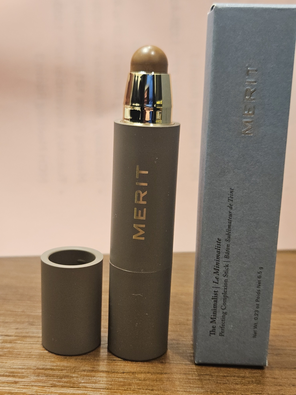 MERIT Bronze Cream Bronzer Stick — Warm Brown